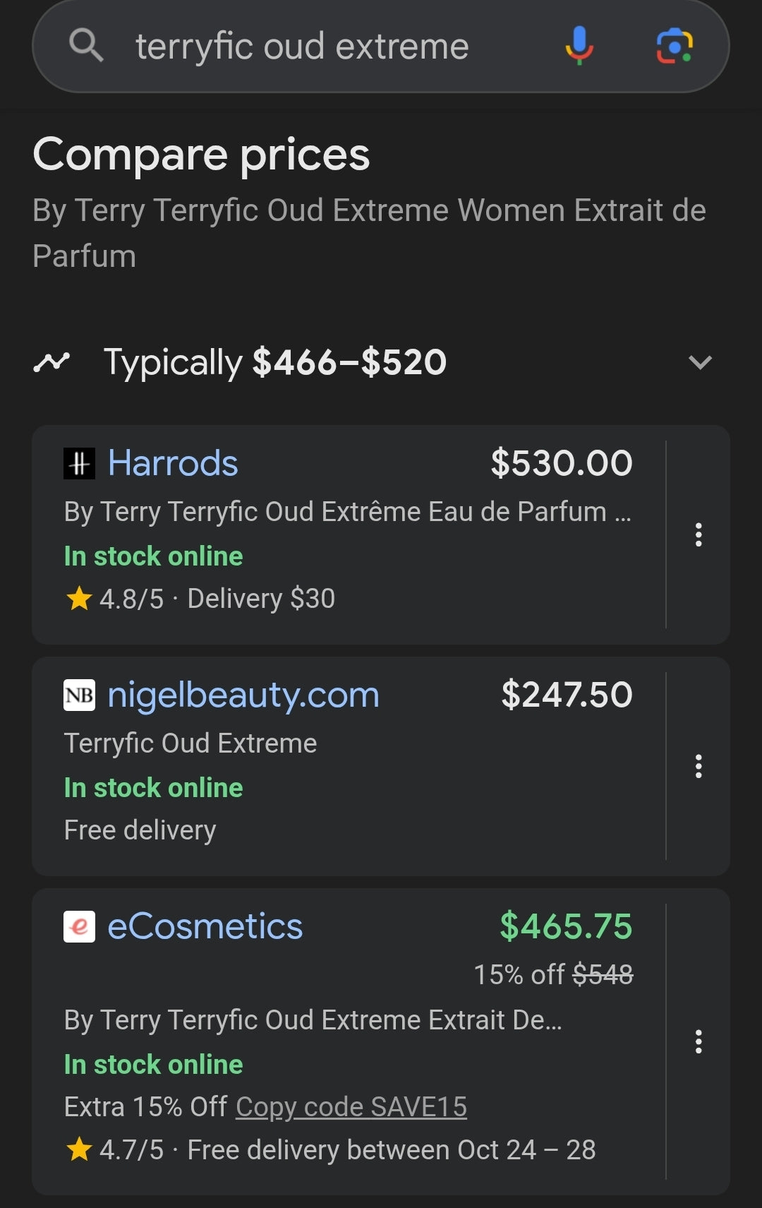 Terryfic oud extreme Extrait de parfum by Terry deGunzburg